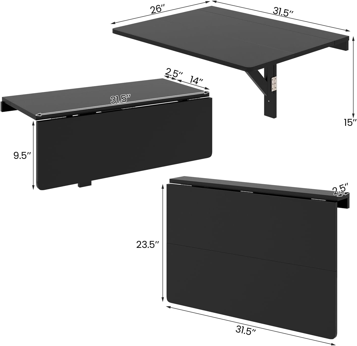 Wall Mounted Folding Desk