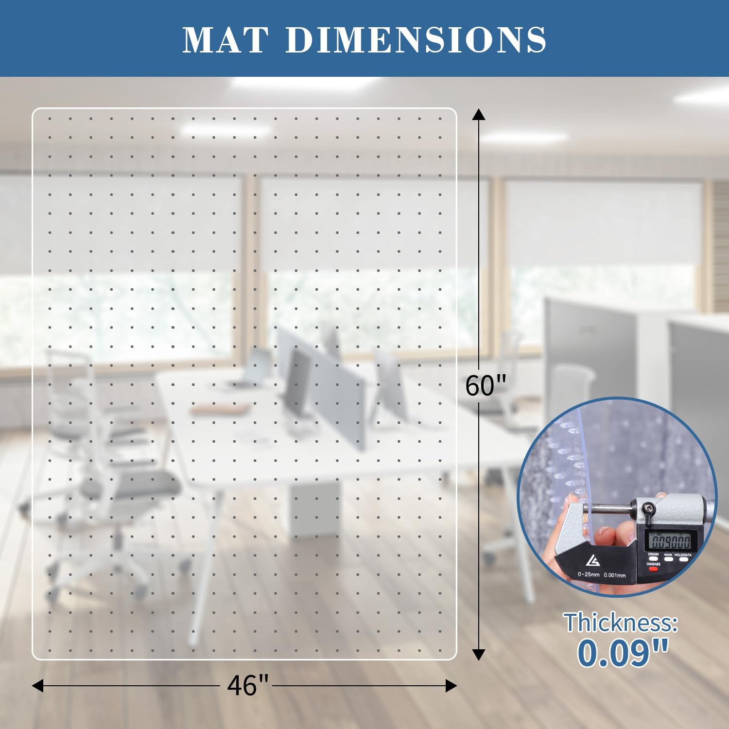 Non‑Slip Chair Mat