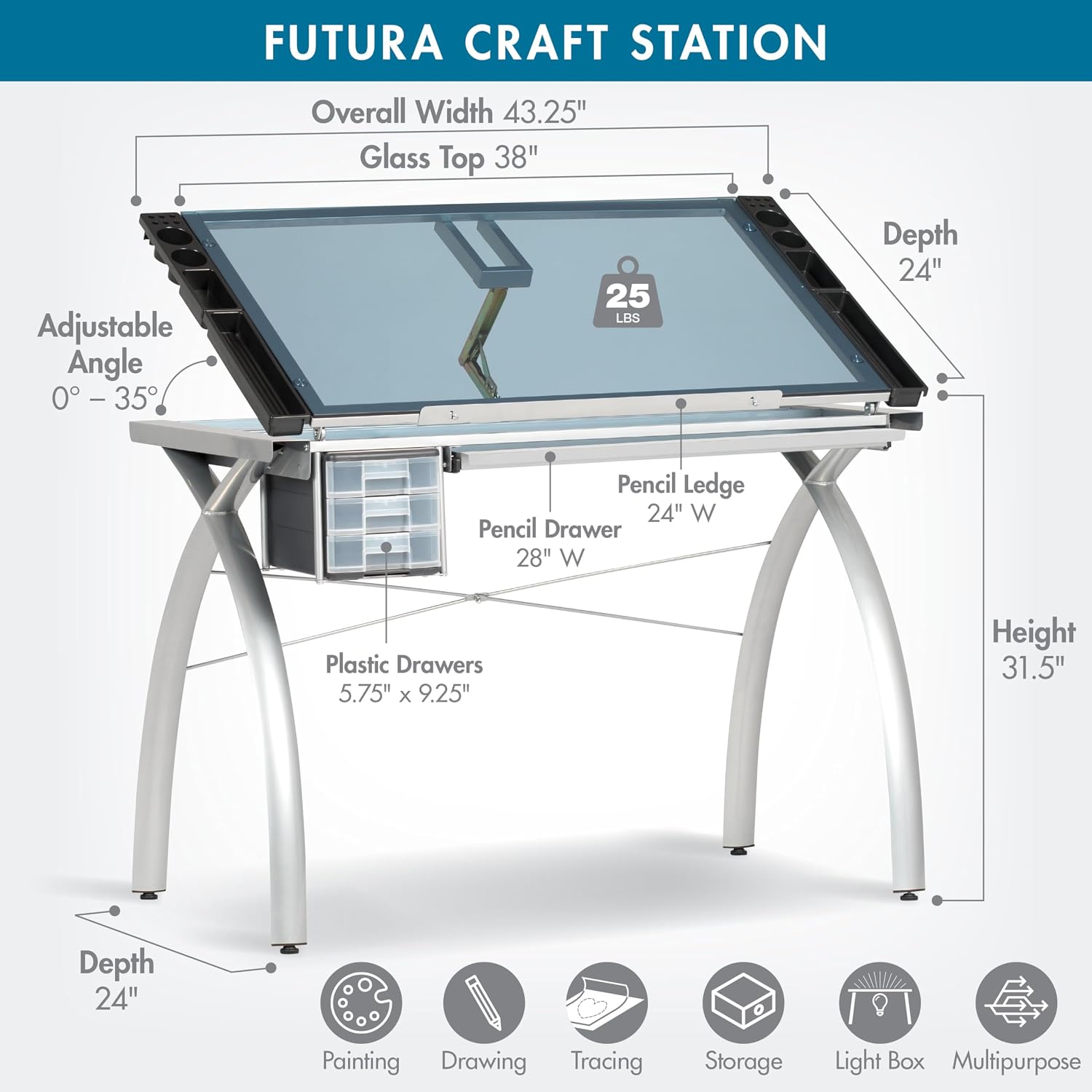 Futura Craft Drawing Table