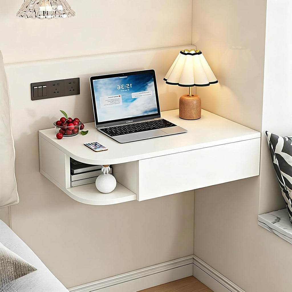 Corner Floating Wall Mounted Desk