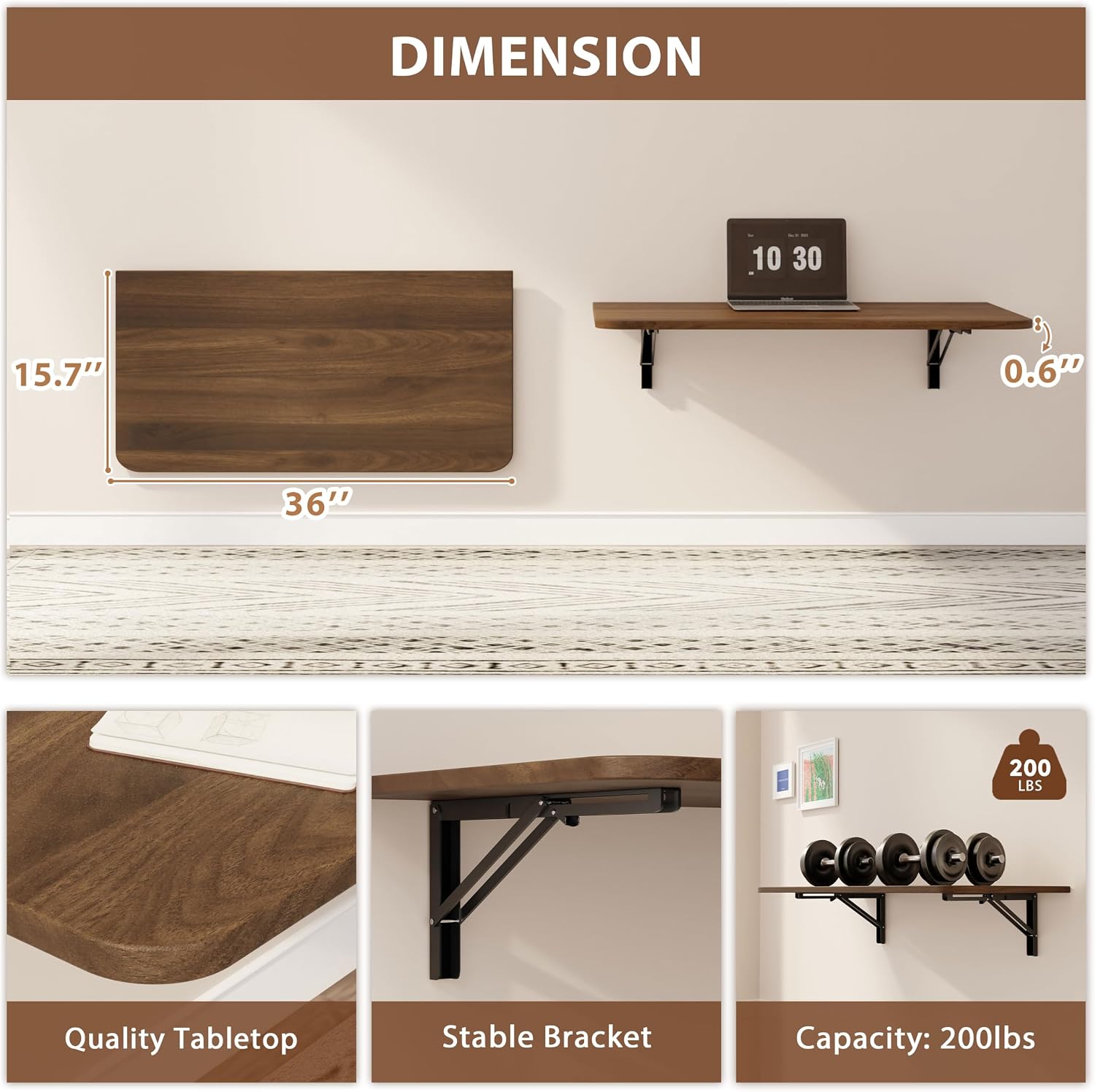 Wall Mounted Folding Table