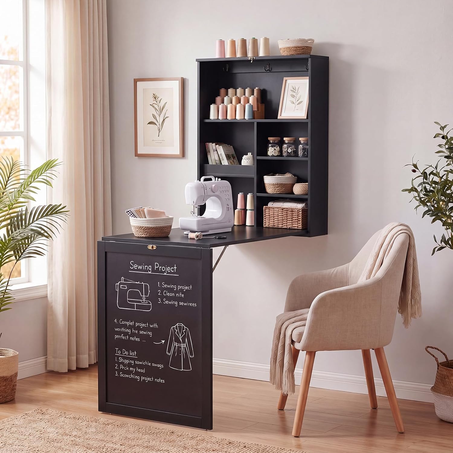 Foldable Wall‑Mounted Desk