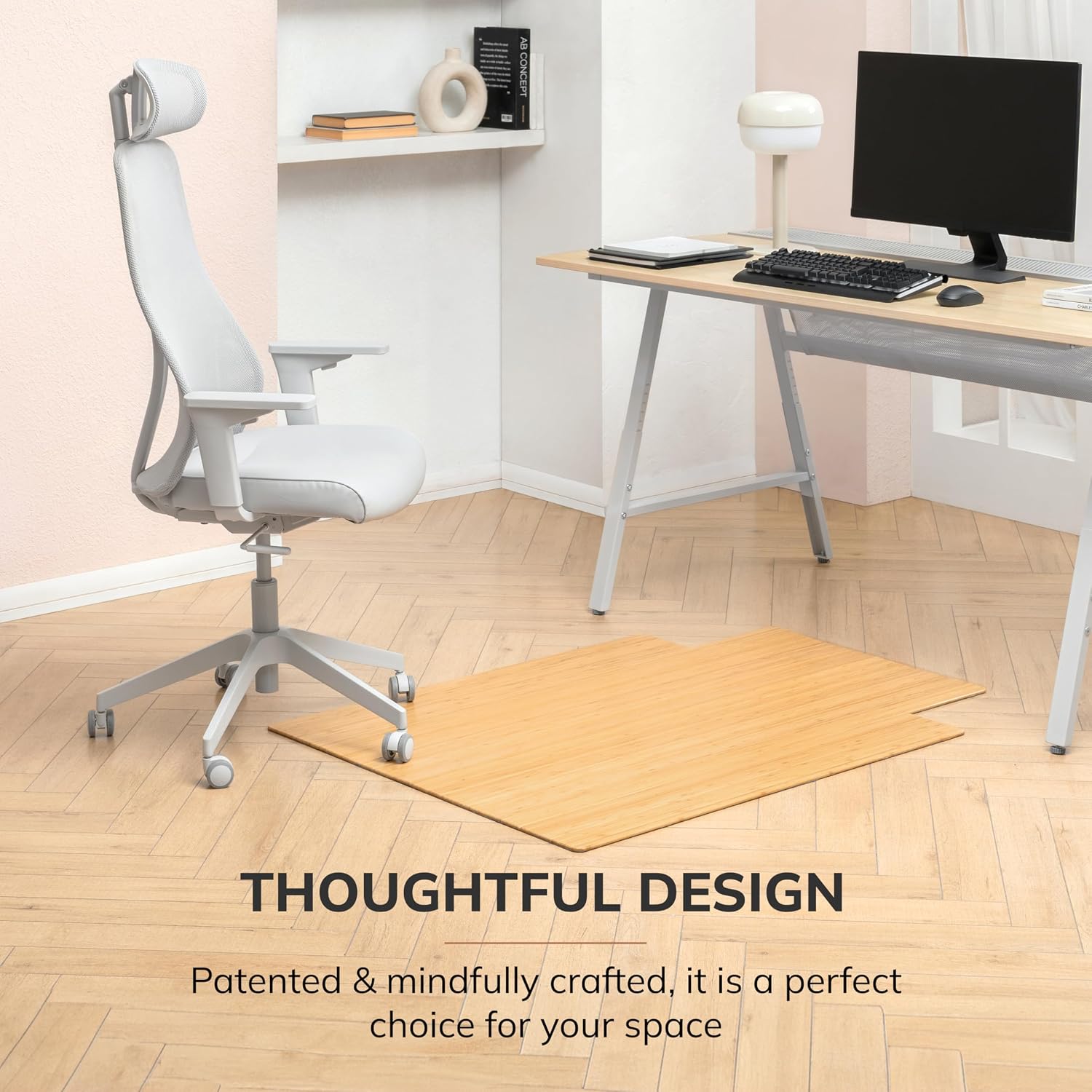 Bamboo Office Chair Mat